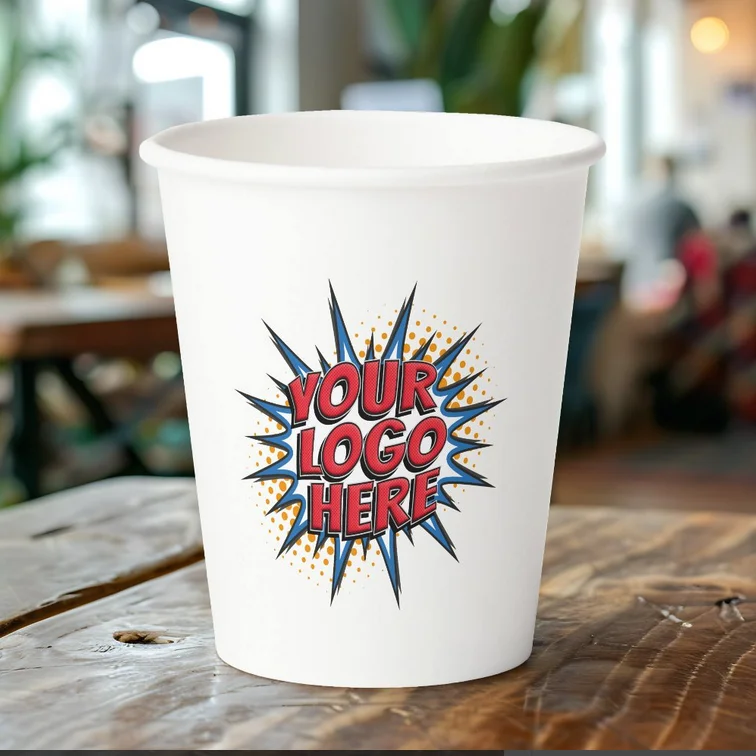 Business Logo Paper Cups