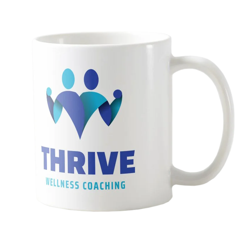 Mug with Logo Thrive Wellness Coaching 1
