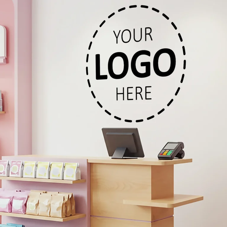Custom Logo Wall Decal - Make Your Own Logo Wall Sign