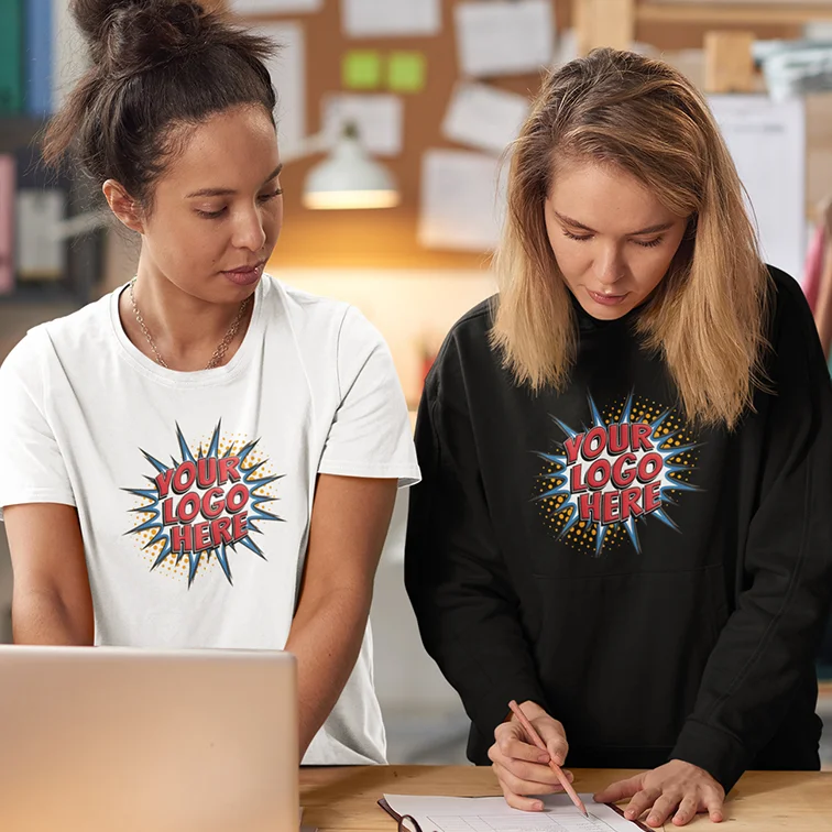 Dress for Success: How Branded Uniforms Transform Your Business Image 1 Branded Uniform - Logo Upload Shirt and Hoodie