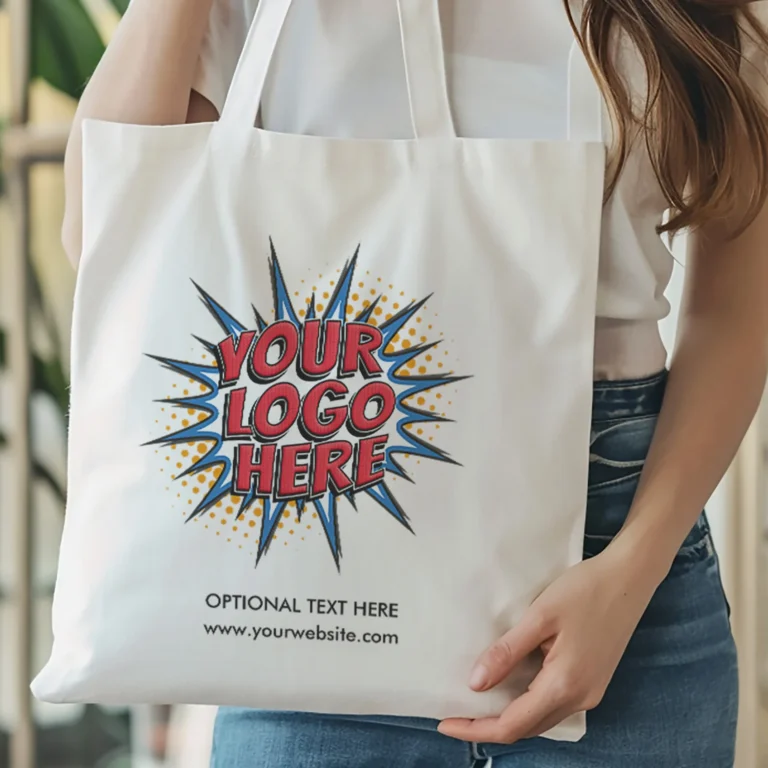 Promotional Tote bag - Logo and Text template