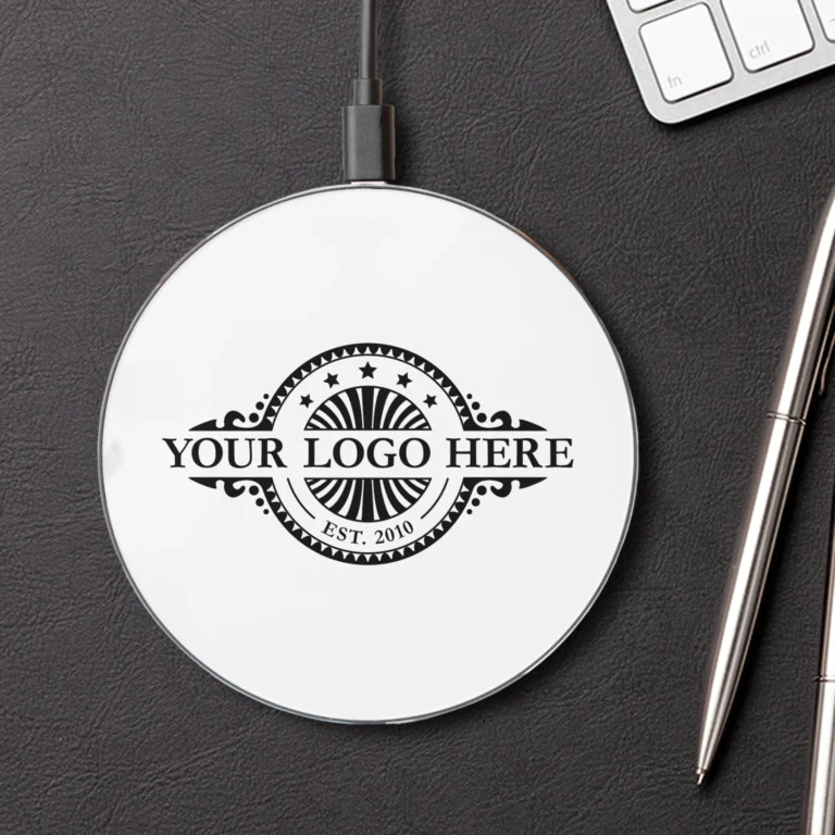 Logo Upload Modern Wireless Charger