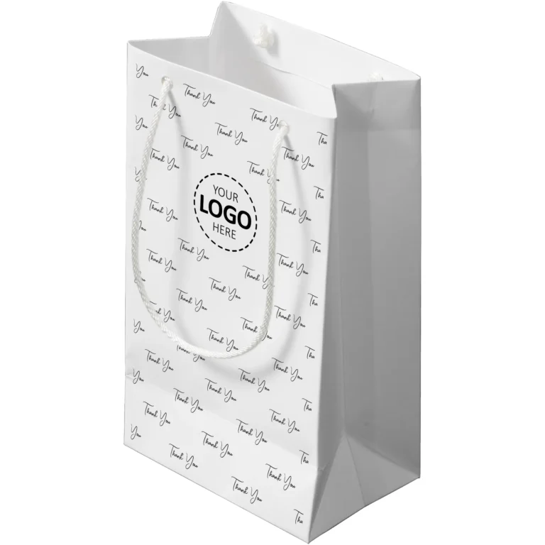 Thank You Gift Bag With Logo Upload