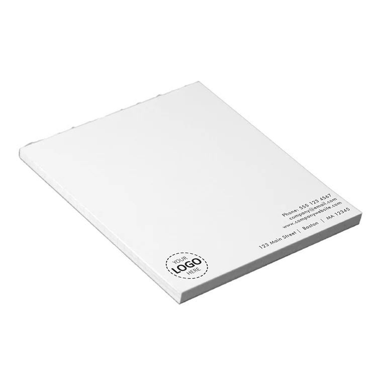 Custom Logo and Address Upload Notepad